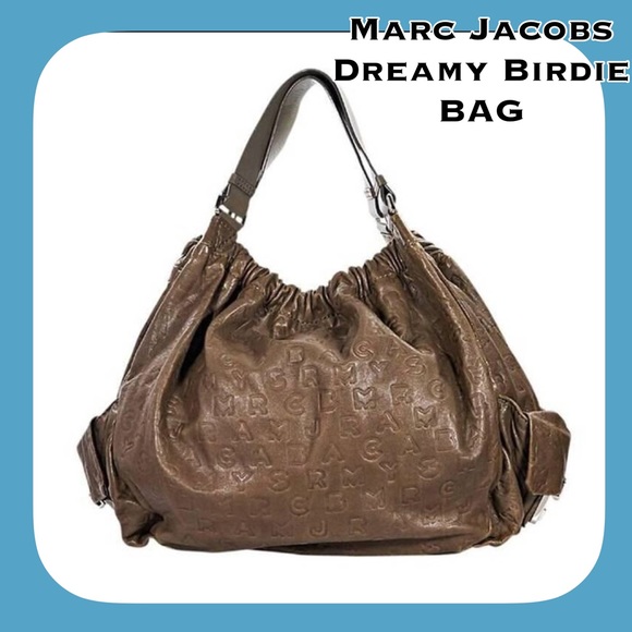 MARC JACOBS Authentic Dreamy Logo BIRDIE Handbag - Picture 2 of 8